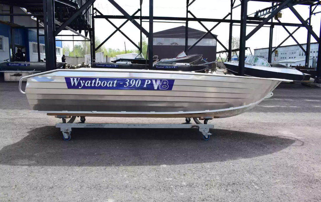 Алюминиевая лодка Wyatboat-390Р Увеличенный борт в Миассе