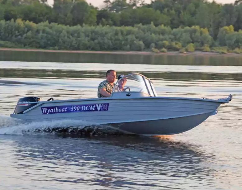 Алюминиевый катер Wyatboat-390 DCM в Миассе