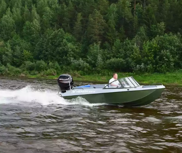 Алюминиевый катер Неман 500 DC водомёт в Миассе