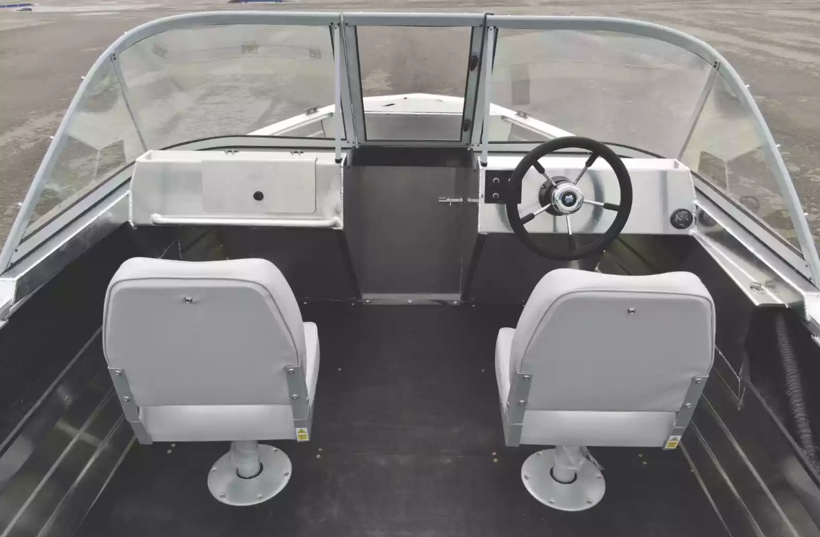 Алюминиевый катер Неман-450 DC NEW без покраски в Миассе