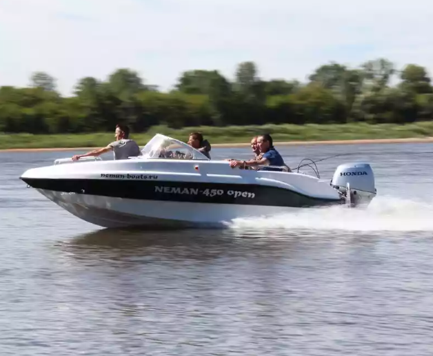Стеклопластиковый катер Neman-450 Open в Миассе