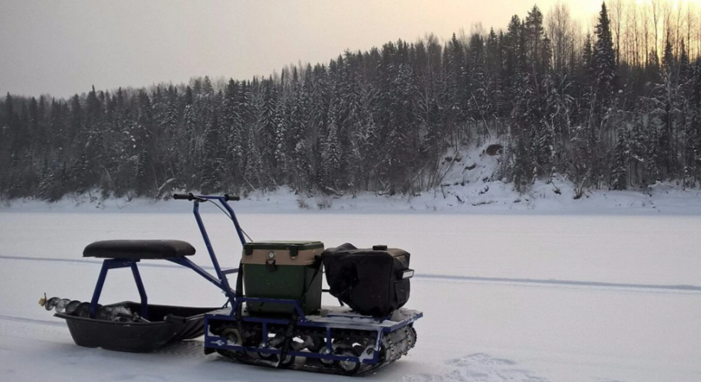 Мотобуксировщик Альбатрос-L 6.5 с фарой в Миассе