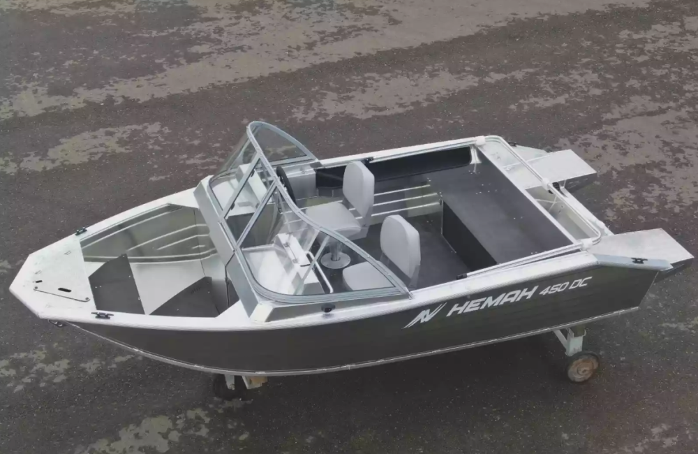 Алюминиевый катер Неман-450 DC NEW без покраски в Миассе