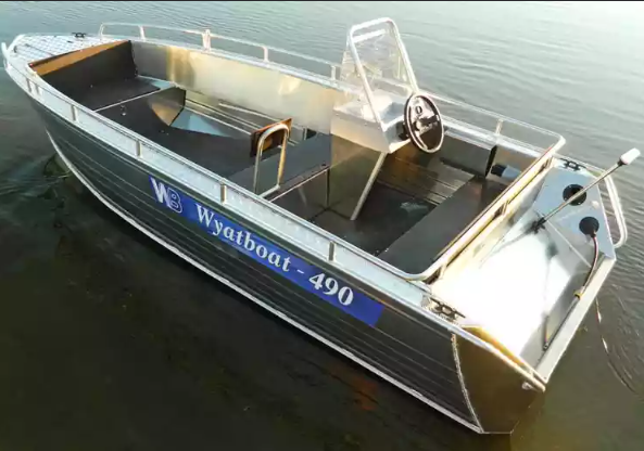 Алюминиевый катер Wyatboat-490 C в Миассе