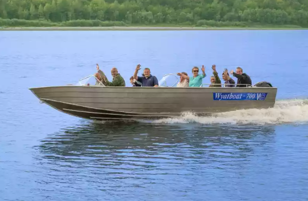 Алюминиевый катер Wyatboat-700 в Миассе