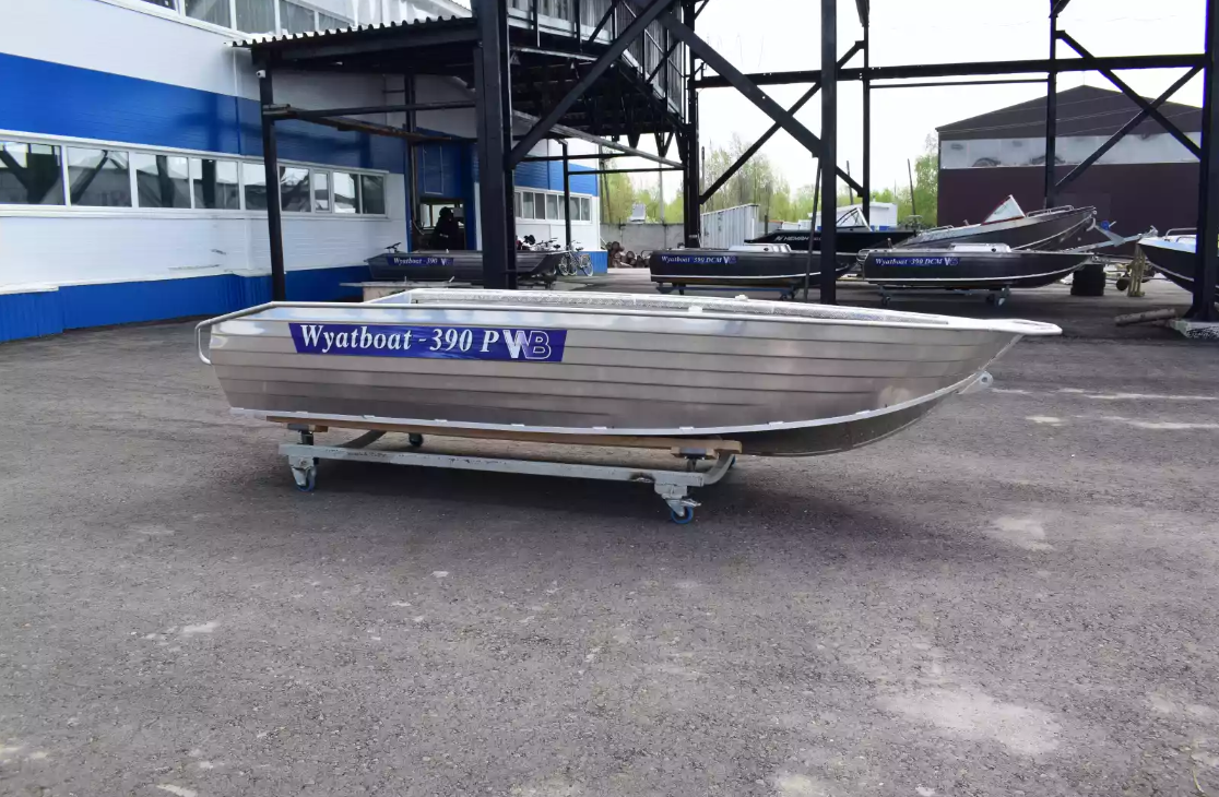 Алюминиевая лодка Wyatboat-390Р Увеличенный борт в Миассе
