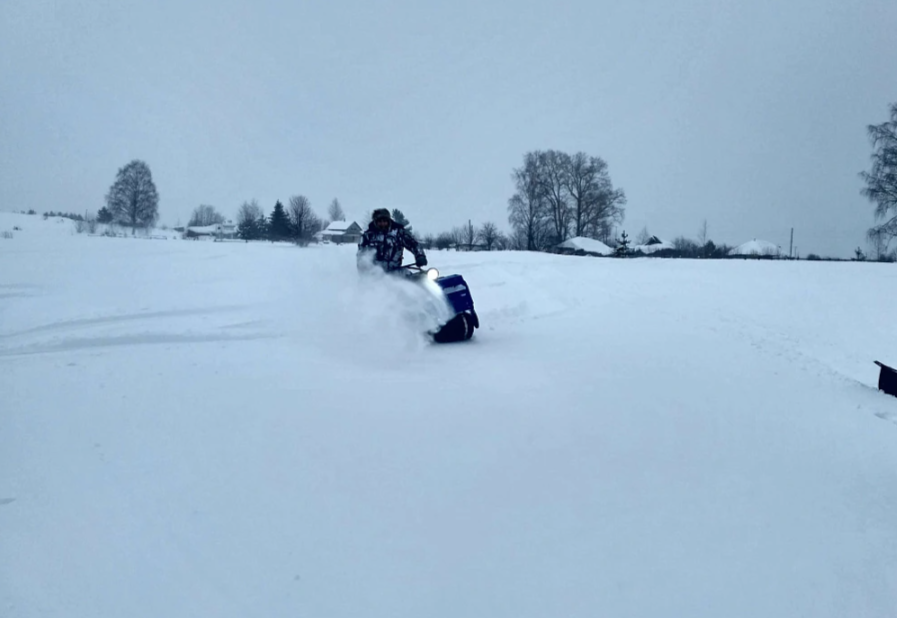 Мотобуксировщик Альбатрос-XLV 9 мини, тележки, 1250 мм в Миассе