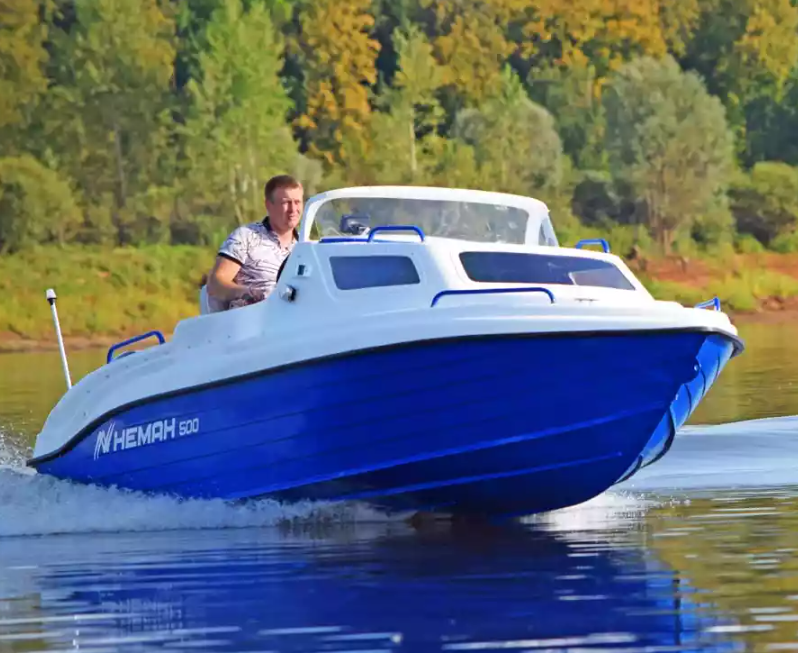 Комбинированный катер Neman-500 с каютой в Миассе