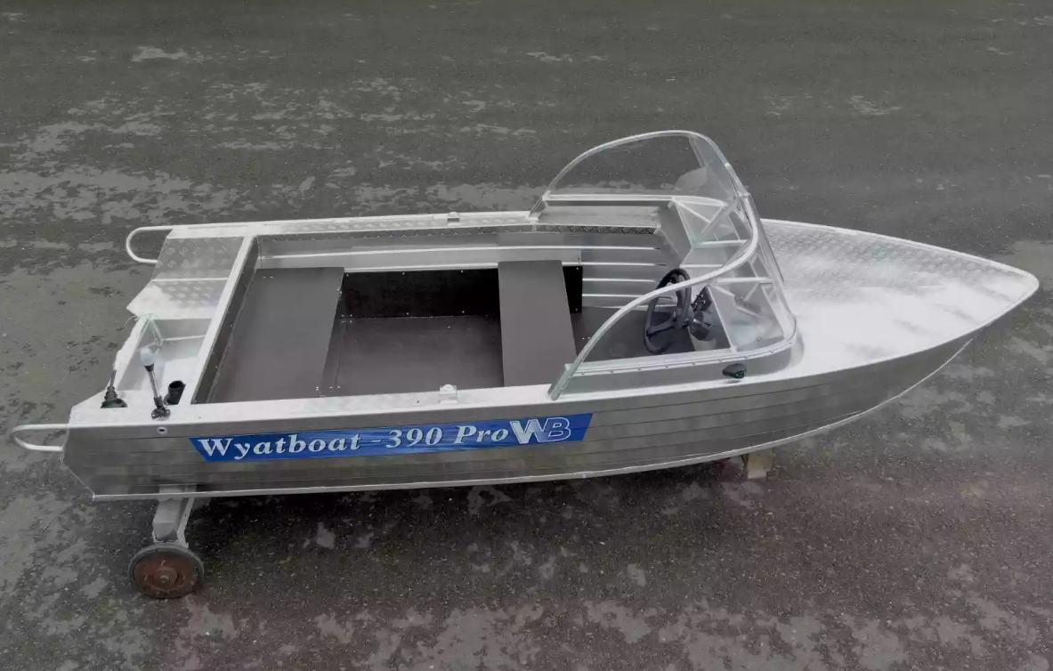 Алюминиевый катер Wyatboat-390 Pro в Миассе