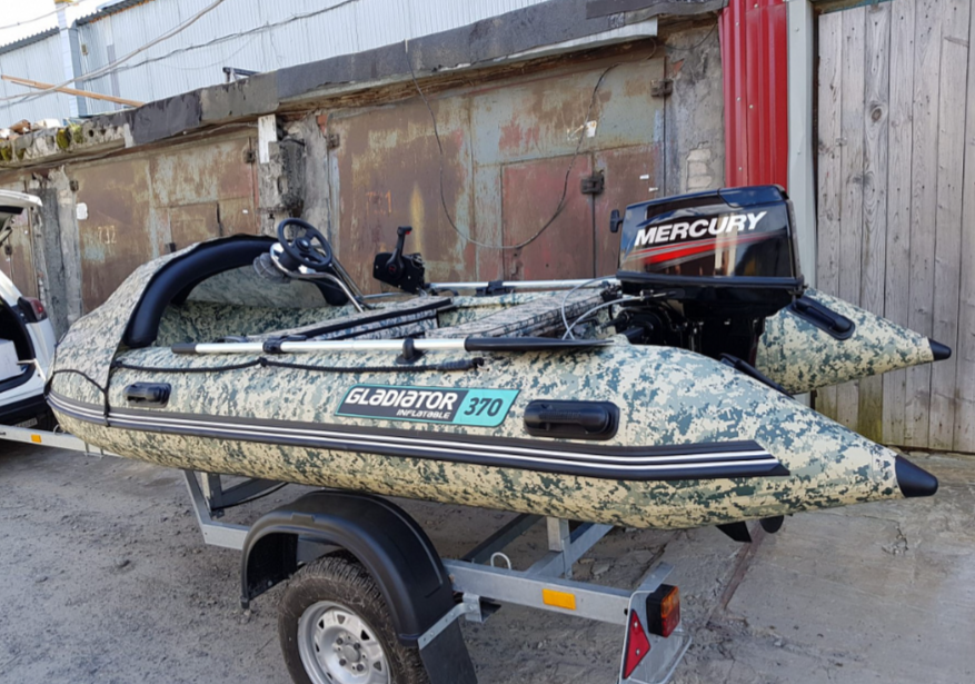 НАДУВНАЯ ЛОДКА GLADIATOR C370AL в Миассе