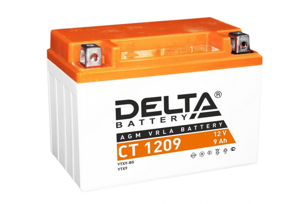 Аккумулятор Delta CT 1209 (12V / 9Ah) в Миассе