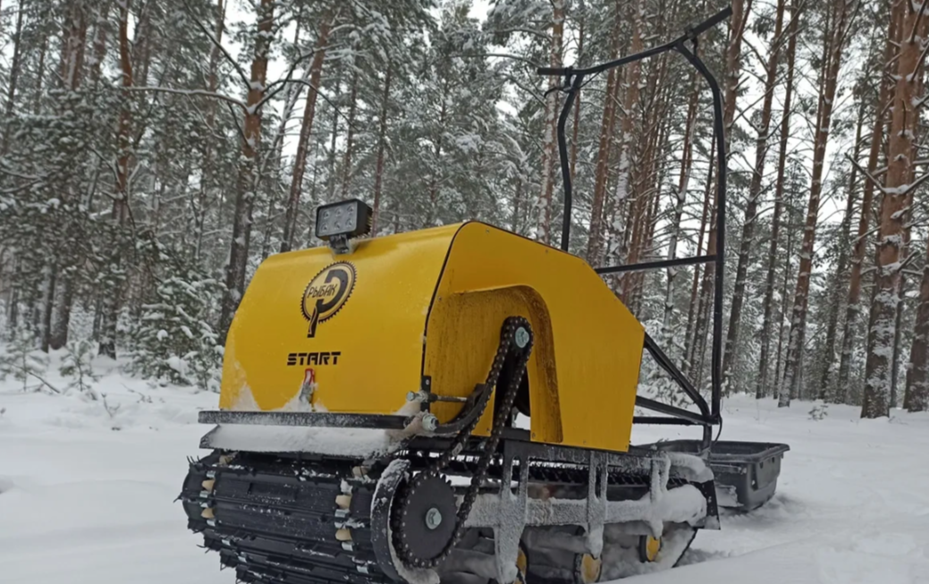 Мотобуксировщик РЫБАК СТАРТ Lifan 15 л.с. (металлический капот) в Миассе