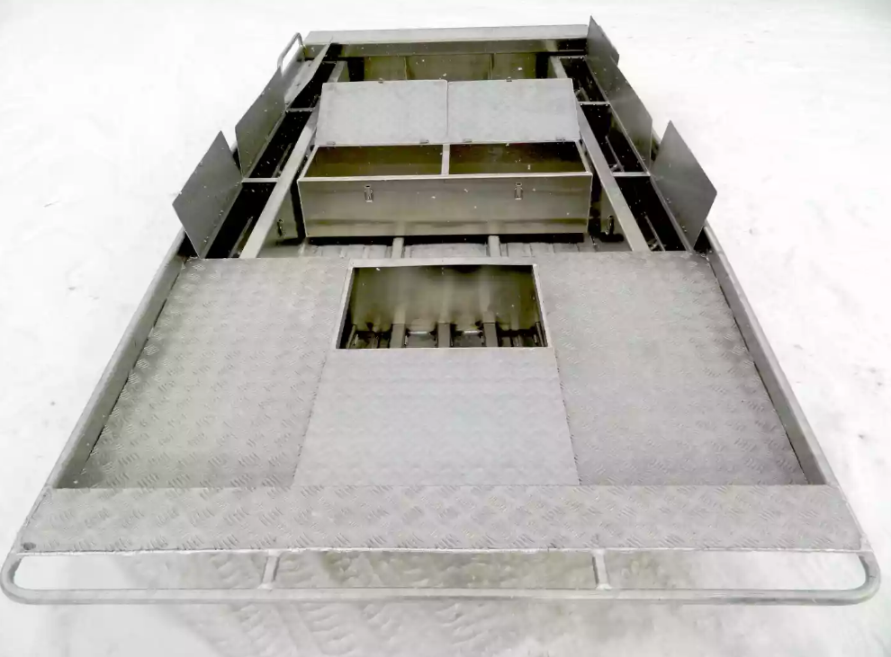 Алюминиевая лодка Wyatboat-390 Jonboat в Миассе