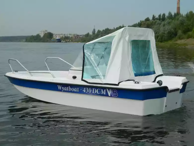 Стеклопластиковый катер Wyatboat-430 DCM (тримаран) в Миассе