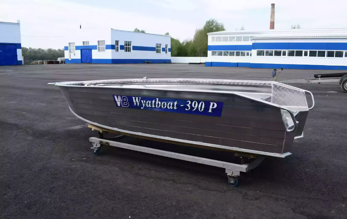 Алюминиевая лодка Wyatboat-390Р Увеличенный борт в Миассе