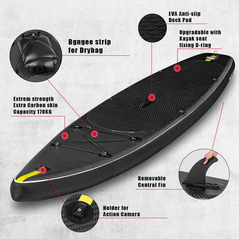 SUP (САП) ДОСКА MISHIMO CARBON DARKSIDE 11’ (335СМ) в Миассе