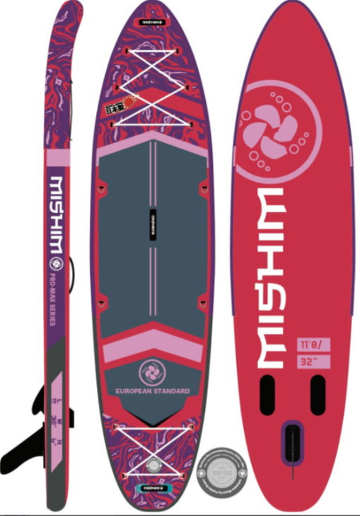 SUP (САП) Доска MISHIMO PRO-MAX Viva Magenta 10.8’ (330см) в Миассе