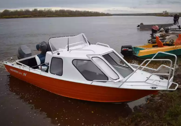 Алюминиевый катер Неман-500 (каютный) в Миассе