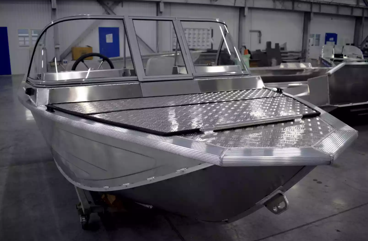 Алюминиевый катер Неман-450 DC NEW без покраски в Миассе