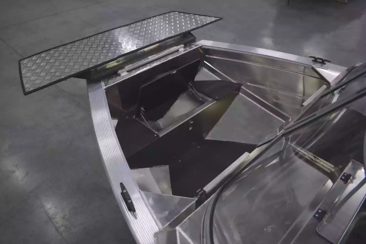 Алюминиевый катер Неман-450 DC NEW без покраски в Миассе