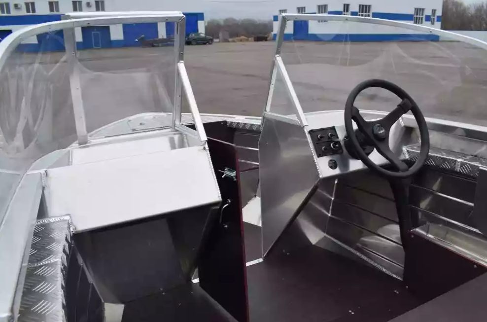 Алюминиевая лодка Wyatboat-390 DCM Увеличенный борт в Миассе