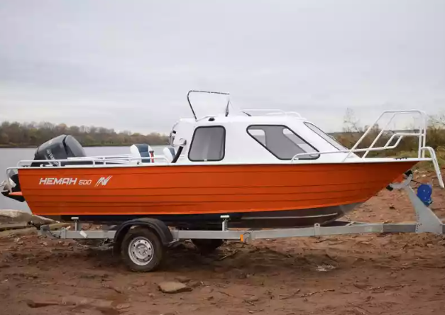 Алюминиевый катер Неман-500 (каютный) в Миассе