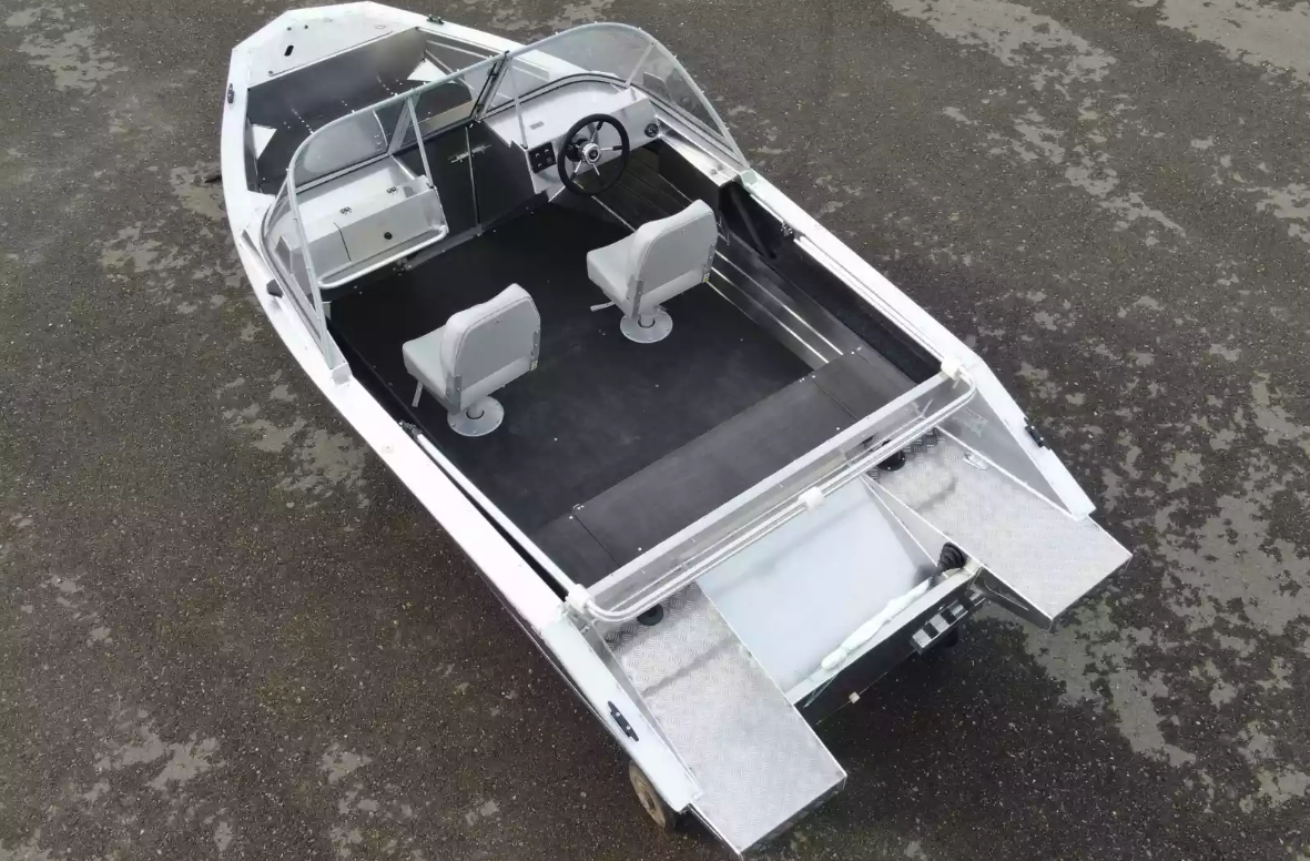 Алюминиевый катер Неман-450 DC NEW без покраски в Миассе