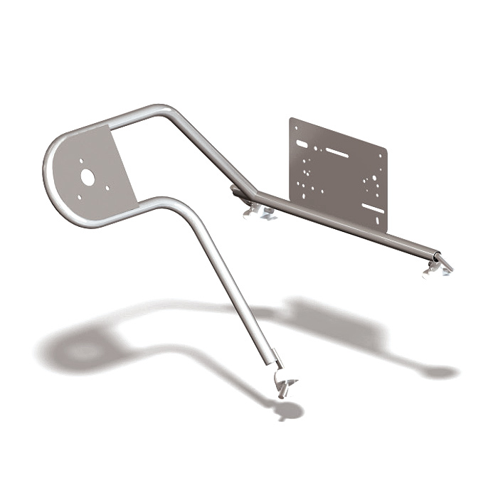 Стойка рулевая с креплением на баллон надувной лодки 25мм в Миассе