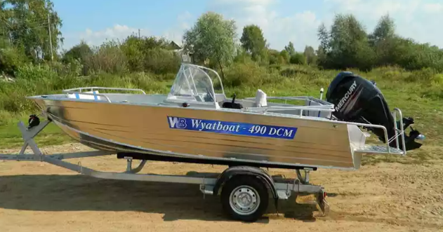 Алюминиевый катер Wyatboat-490 DCM в Миассе