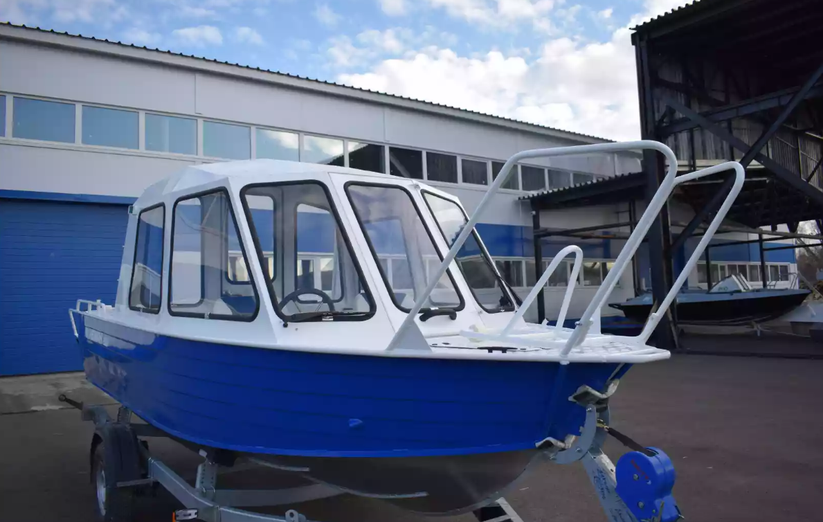 Алюминиевый катер Неман-500 (закрытая рубка) в Миассе