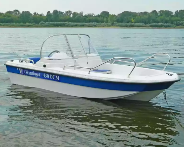 Стеклопластиковый катер Wyatboat-430 DCM (тримаран) в Миассе