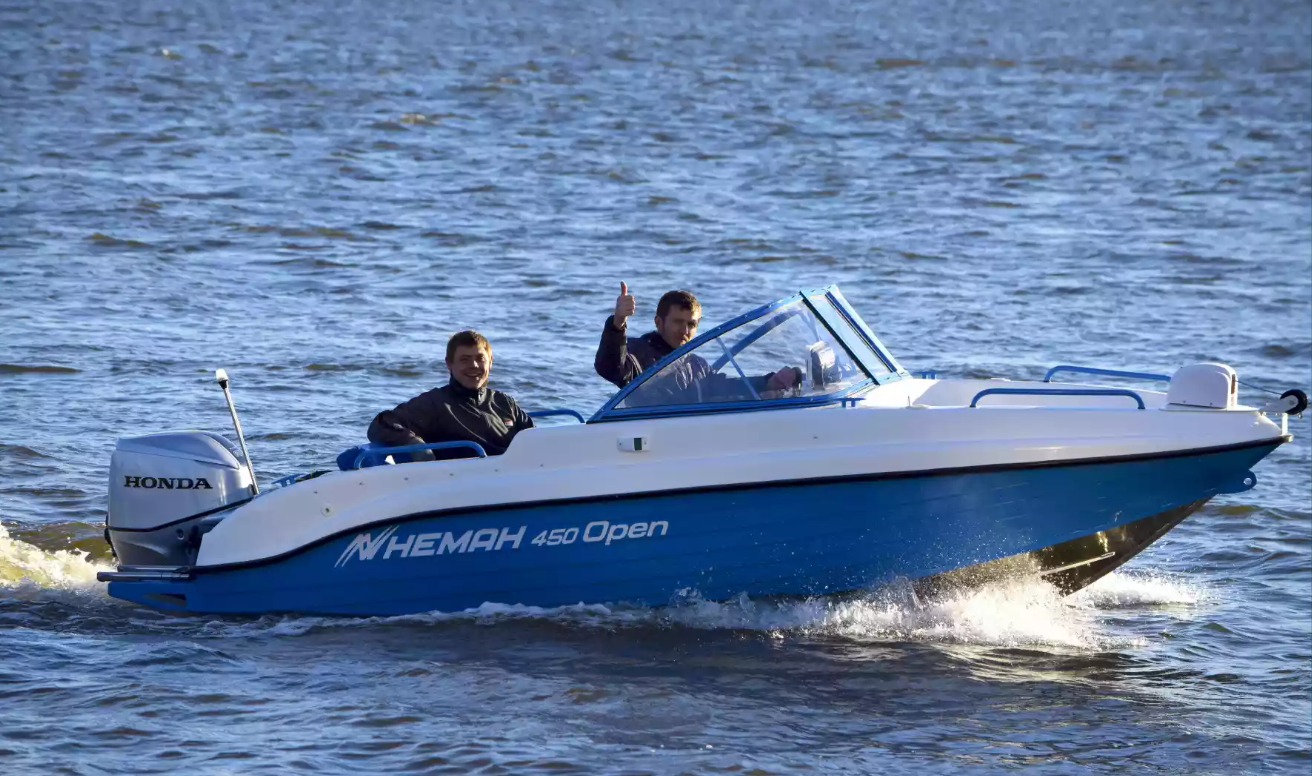 Комбинированный катер Neman-450 Open в Миассе