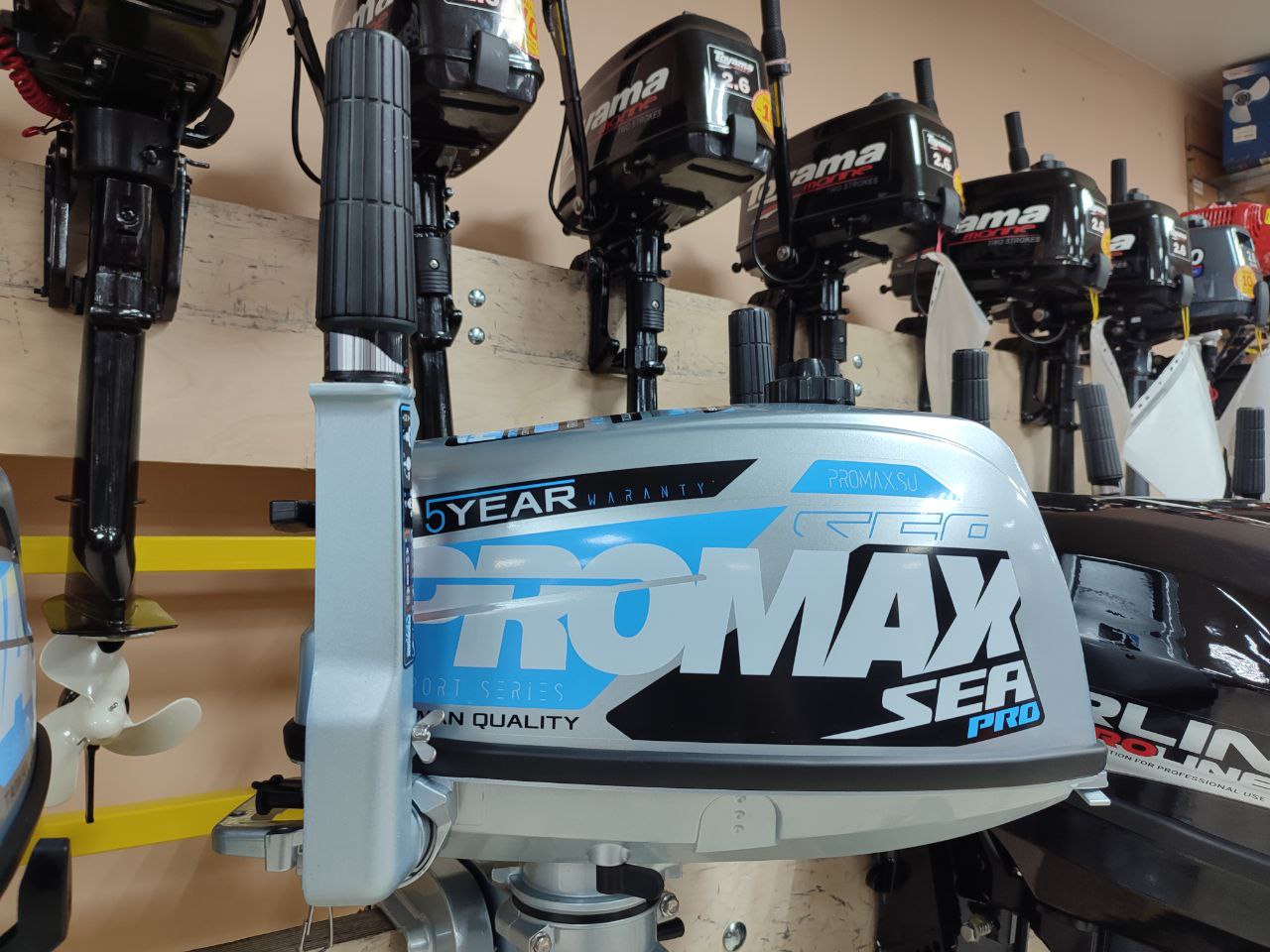 Лодочный мотор PROMAX SP5FHS (внешний бак 12 л) в Миассе