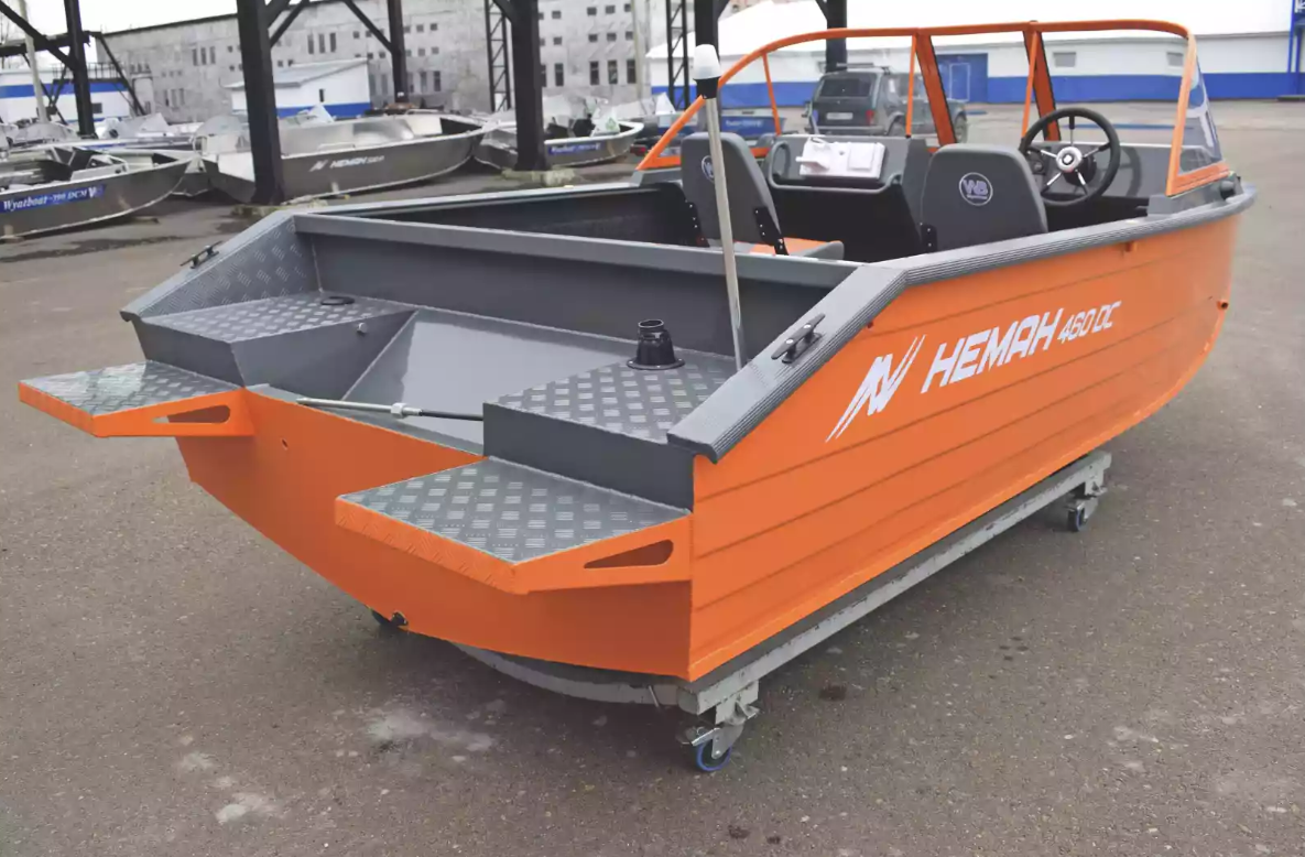 Алюминиевый катер Неман-480 DCM FISH в Миассе