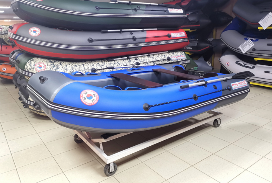 КОМПЛЕКТ Лодка MISHIMO PRO 350 + ЛОДОЧНЫЙ МОТОР MARLIN MP 9.9 (20) AMHS PRO в Миассе