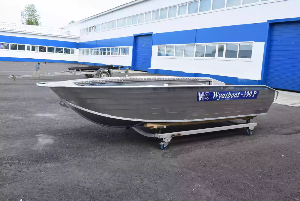 Алюминиевая лодка Wyatboat-390Р Увеличенный борт в Миассе