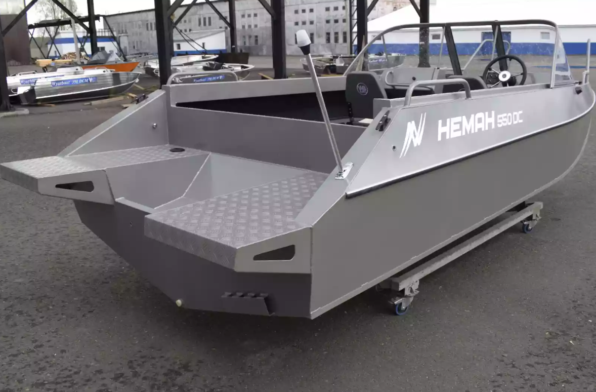 Алюминиевый катер Неман 550 DC в Миассе