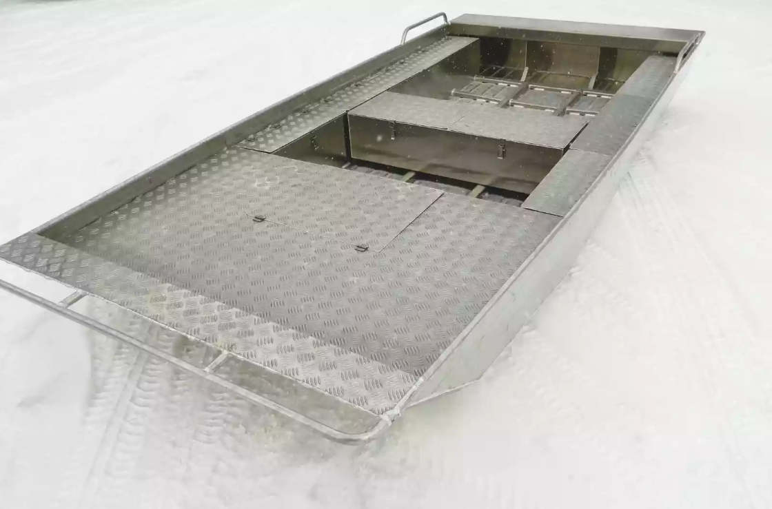 Алюминиевая лодка Wyatboat-390 Jonboat в Миассе