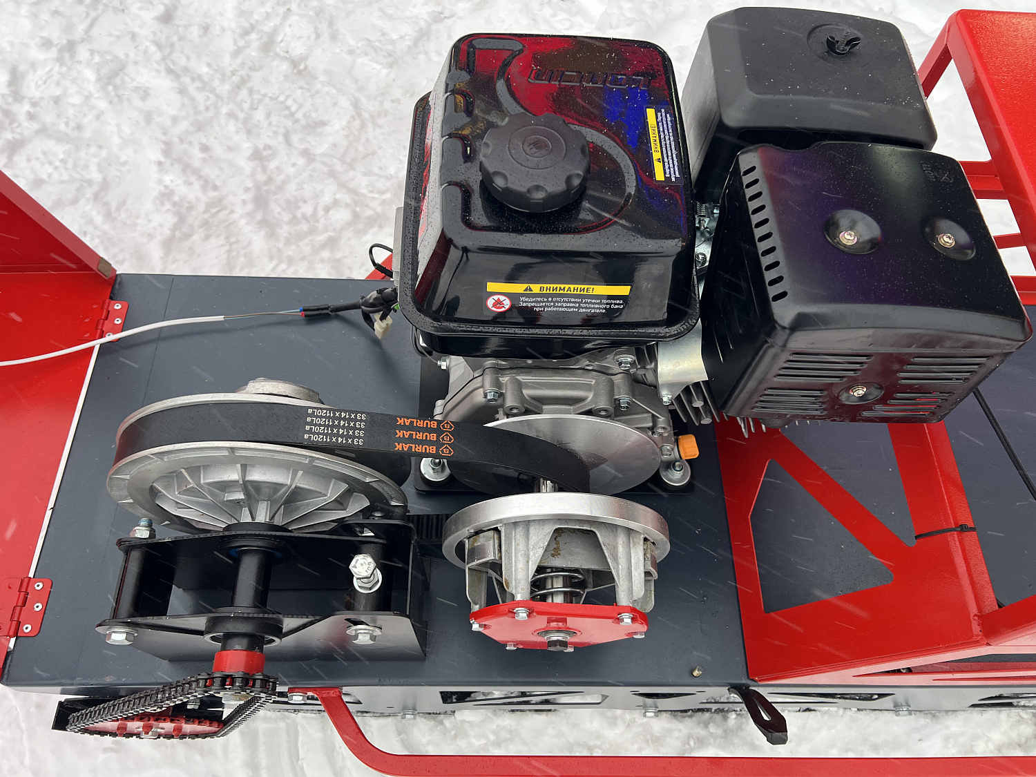 Мотобуксировщик EX-MOTO SNOWDOG S500 15л.с в Миассе