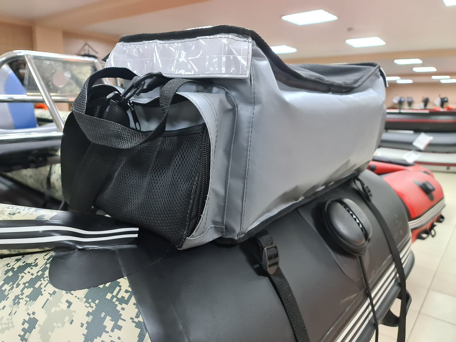 СУМКА ЛЮКС НА БАЛЛОН ДЛЯ ЛОДОК ПВХ 50Х25Х25 СМ в Миассе