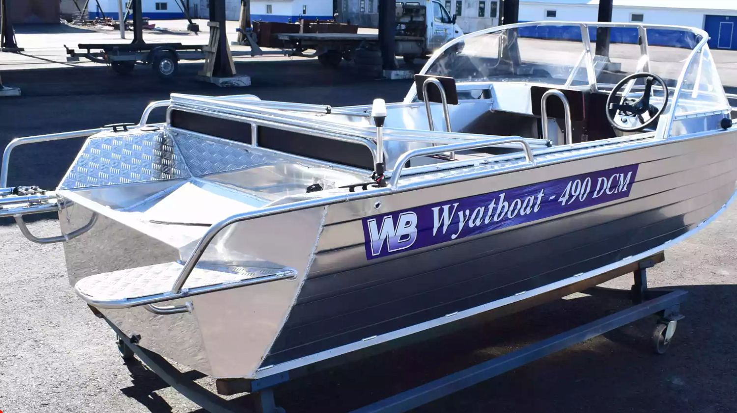 Алюминиевый катер Wyatboat-490 DCM в Миассе